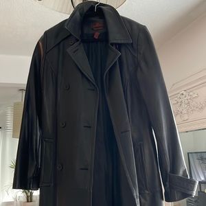 Danier Leather 3/4 Trench Coat - UNISEX